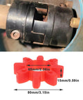 GR38 Drive Shaft Coupler Replacement 272000143 272000146 For SeaDoo HX 720 1995 To 1997 XP 800 1997 And XP Limited 951 1998, red polyurethane, 80mm