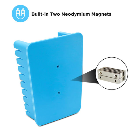 Hands Free Soldering Wire Holder Clamp Stand With Neo Magnets Base And Heat Resistant Silicone 9 Precision Slots For 30AWG To 12AWG