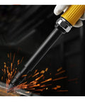 11 Inch Extended Straight Air Die Grinder High Speed Pneumatic Grinding Tool With Comfort Grip, metal grinding sparks.