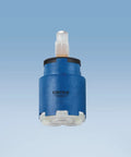 Replacement Ceramic Faucet Cartridge For Standard Single Handle Taps In Kitchen And Bath, Chrome Finish, Leak Proof Valve