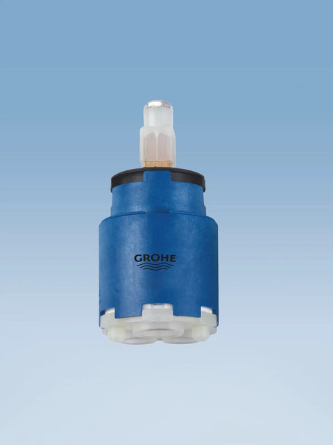 Replacement Ceramic Faucet Cartridge For Standard Single Handle Taps In Kitchen And Bath, Chrome Finish, Leak Proof Valve