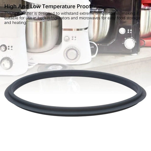 Seal Gasket Replacement Silicone O Ring For Kitchen Appliances, shown in a kitchen with mixers in the background