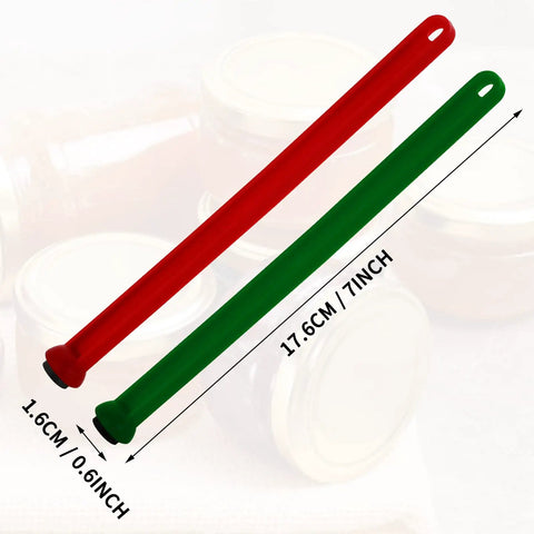 Magnetic Lid Lifter Kit For Canning, 4 Pack Jar Lid Lifters With 7 Inch Magnetic Wand, Easy To Use Canning Tools To Lift Iron Lids And Similar Lids, Kitchen Safe No Burn Lifter Set