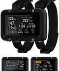 Descent X50i Premium Dive Computer Bundle with 3 inch color touchscreen, 20 ATM rating, leakproof buttons, GPS, and dive compass.