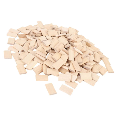 300 Piece Beechwood Dowel Pin Kit With High Density Tenon Inserts For Furniture Cabinets And DIY Wood Splicing Delivers Strong Joints And Precise Alignment For Durable Pro Grade Woodworking. Beechwood dowel pins piled on white background