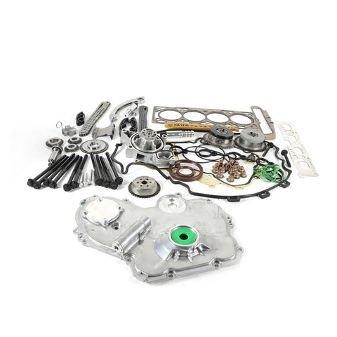 Heavy Duty Timing Chain Kit With Oil Pump And Solenoid Actuator Gear Cover For Ecotec 2.0L And 2.4L Chevy Engines on white