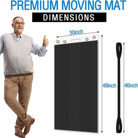 Oversized Large Appliance Slides With Pull Strap Premium Moving Mat For Tile Carpet Hardwood Floor Heavy Duty Sliders dimensions with man