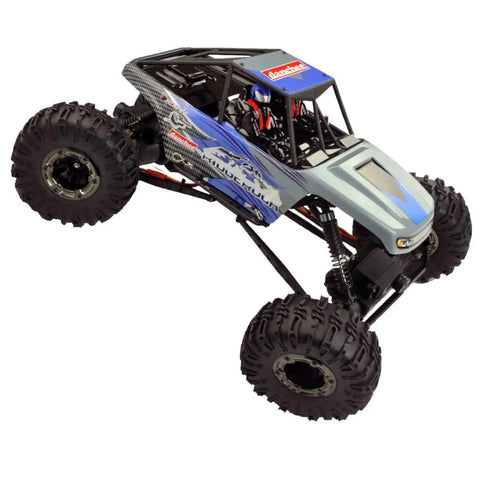 Beast 1/10 Scale 4WD Electric RC Rock Crawler with dual motors and 4 wheel steering, RTR Truck designed for rough terrain