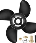 14X21 4-Blade Aluminum Boat Propeller 15 Spline RH For Mercury Outboard 135-300 HP Mercruiser Alpha One OEM 48-8M0084496 Hub Kit Included Vacuum Cast Finish For Smooth Acceleration And Beastly Reliability.