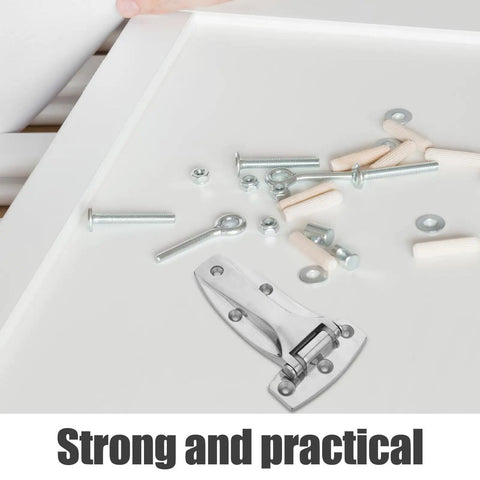 Stainless Steel Cabinet Door Hinge For Metal Cabinets Heavy Duty High Load Capacity Weather Resistant For Boats And Outdoor Use Concealed Marine Grade Hinges For Smooth Operation And Tough As Nails Cabinet Access, stainless steel hinge with screws