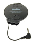 Retractable 23 Foot Shortwave Radio Antenna With Three Point Five Millimeter Plug For Beefed Up Reception Portable Reel In Design Easy Set Up And Clear Signals On The Go, black compact design showing plug