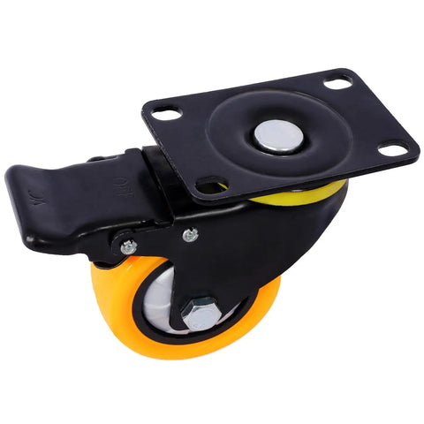 Heavy Duty Furniture Dolly With 18x12 Inch Platform, Compact Yet Beastly Platform Cart Capable Of 800 Lb Load, Built To Move Heavy Furniture, Appliances, And Gear In Home, Shop, Or Garage, yellow TPU swivel caster
