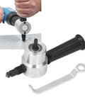 Electric Double Head Metal Sheet Nibbler Cutter for aluminum, stainless steel, copper, and iron in use cutting metal sheet