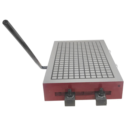 12x20 Inch CNC High Power Magnetic Chuck for Surface Grinders and EDM Spark with suction cup design, shown from top angle