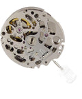Skeleton Dial Automatic Mechanical Watch Movement With 3 Hands For NH70 NH70A Ultra Slim Case 21600 BPH close-up view