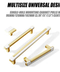 Set Of 10 White And Gold Cabinet Pulls For Kitchen Cabinets And Drawers Handles Zinc Alloy Hardware display