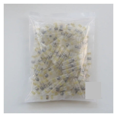 Bag of Solder Seal Wiring Terminal Kit Quick Connectors For AWG 12 To 10 Wires Insulated Spade And Butt End 1000 Pcs