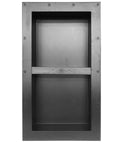 Black 2-In-1 Shower Niche Ready To Tile Recessed Bathroom Storage Shelf 16x28 Inch, Bulletproof Waterproof Recessed Organizer For Shower Caddies