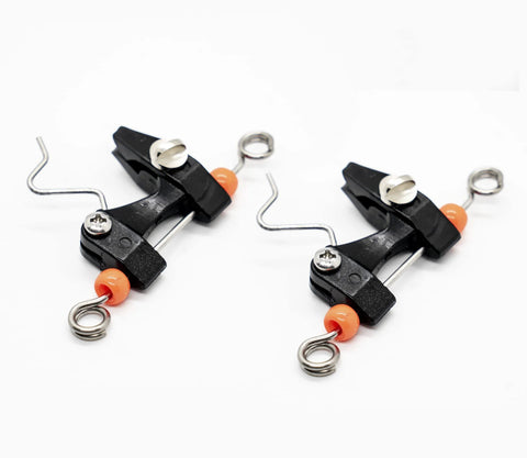 Outrigger Release Clips Set Of 2 With Adjustable Tension For Downriggers And Kite Fishing Stainless Steel Construction