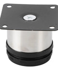 Close-up of Stainless Steel Furniture Leg Set Adjustable Durable Cabinet Legs For Kitchen And Bathroom Heavy Duty Anti Rust Leveling Feet