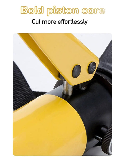 Close-up of the bold piston core on the Heavy Duty Hydraulic Rebar Cutter Tool For Concrete Construction Sites, showcasing cutting mechanism.