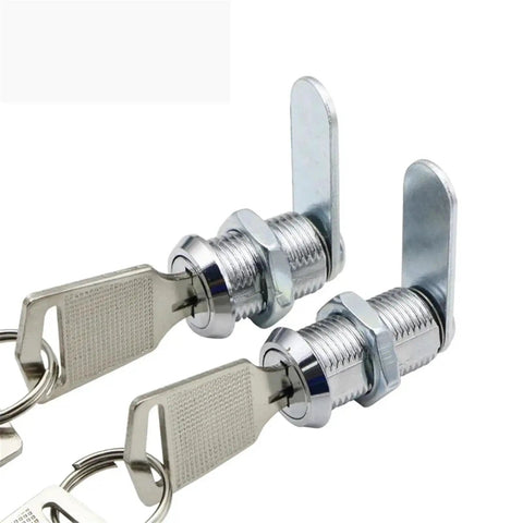 Mini Cam Lock With Two Keys For Cabinet And Drawer Hardware 12mm Diameter Zinc Alloy Breezy Install Built To Last Sleek Safe Lock