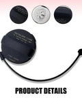 Nissan Infiniti Compatible Fuel Tank Cap With Tight Seal And Rubber Ring ABS Heat Resistant Port Cover With Screws No Fuss Leak Proof