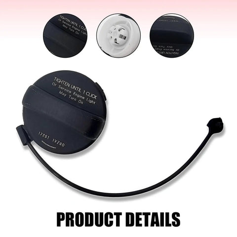 Nissan Infiniti Compatible Fuel Tank Cap With Tight Seal And Rubber Ring ABS Heat Resistant Port Cover With Screws No Fuss Leak Proof