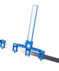 Boss Level Aluminum Punch Locator Drill Guide Kickass Cabinet Hardware Jig with adjustable measuring scale for precision placements.