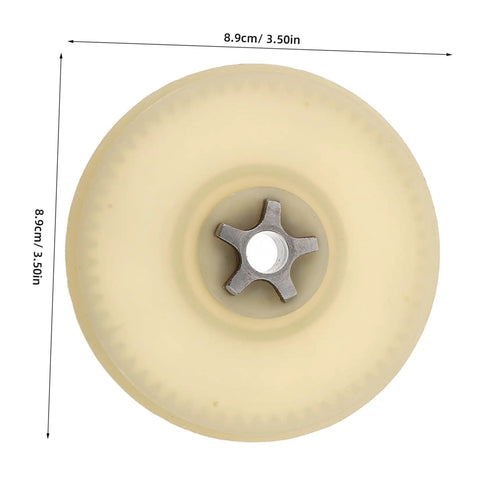 2 Pack Chainsaw Replacement Sprocket Gear Kit For Electric Chainsaws Inner Drive Plastic Gear Assembly For Smooth Power Transmission In Workshop And Garden Maintenance, 8.9cm