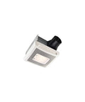 Dope Ventilation Fan With Light For Rooms Up To 105 Sq Ft, 110 CFM Quiet Exhaust, 1.3 Sones, White Finish, Roomside Installation Ready