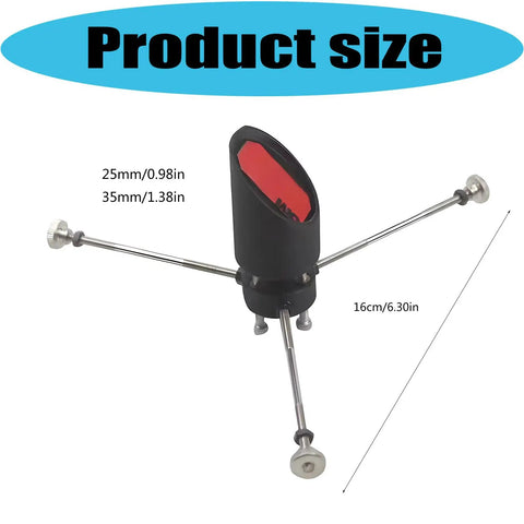 Reflector Telescope Secondary Frame With Polypropylene Base And Brass Fasteners For Secure Mounting In Newtonian Setups.