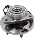 Front Wheel Hub Bearing Assembly With ABS Plug And Play Direct Fit For 2004-2007 Infiniti QX56, 2005-2007 Nissan Armada