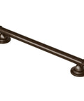 Oil Rubbed Bronze 24 Inch Stainless Steel Bathroom Grab Bar For Safety And Stability Traditional Style Easy Install Coordinate With Brantford Collection Slip Resistant Grip