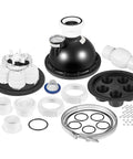 5-Port 1.5 Inch Water Valve Assembly Replacement for In-Floor Pool Cleaning System, OEM Grade Valve Restores Full Water Flow, Compatible With Caretaker Style Heads and Polaris Units, Easy Install, Durable Build; 1.5-inch valve kit with unions and O-rings