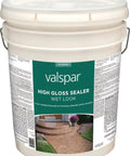 Heavy Duty Wet Look Concrete Sealer For Masonry Delivers A Next Level Glossy Shine With Tough All Weather Shield For Driveways Patios And Walkways In Clear, 5-gallon bucket shown.