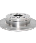 Rear solid brake rotor for cars with forged flange, induction hardened raceways, multi lip seals, ABS ready, vibration free operation