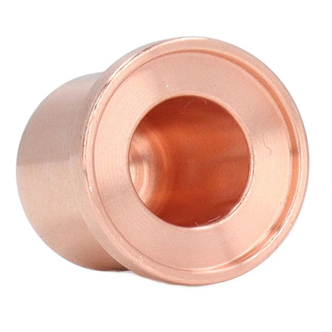 Top Tier Pocreation Plasma Electrode Tip 220819 Brass Consumable For PMX 65 85 105 Cutters Fits 45A To 65A Range close-up view.