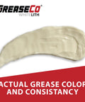 All Purpose White Lithium Grease For Garage Doors, Hinges, Rails, Trailers, Hitch Balls, Bicycle Parts, NLGI 2, 8oz Tube smear