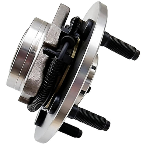 Front Wheel Bearing Hub Assembly 515126 Pair For Dodge Ram 1500 2009 2010 2011 Built After 12082008 Front Left And Right Hubs 5 Bolt Flange 3 Bolt Triangular ABS Sensor Compatible Close-up