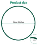 Size diagram of Compact Dryer Blower Fan Belt Replacement For PAN725SF 1.50 Cu Ft Mini Portable Dryer, 9 inches diameter.