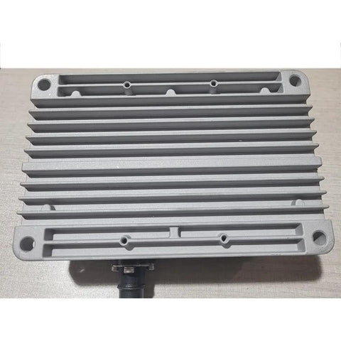 Heavy Duty EV Car Controller For 48V 60V 72V AC Motor Drives Universal Fit, grey aluminum housing, top view, detailed features.