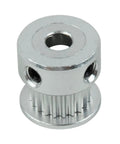 Smooth Aluminum Timing Pulley Kit With 20T And 36T Gears For Mills And CNC Builds. Includes Synced Belts, Hex Wrench Keys And High Grade 5MM Bore Housings For Zero Slip Drive Operations That Run Super Cool. 5mm bore aluminum pulley