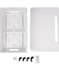 9 Inch In Wall TV Cable Management Box for Hidden Wires and Media Storage with cover and installation parts