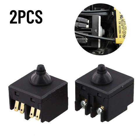 Push Button Switch Replacement Kit For 100mm 4 Inch Angle Grinders And Polishers Durable Plastic And Metal Construction