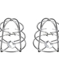 Heavy Duty Stainless Steel Fire Sprinkler Head Guard And Top Tier Protective Cage for overhead units, shown from the side.