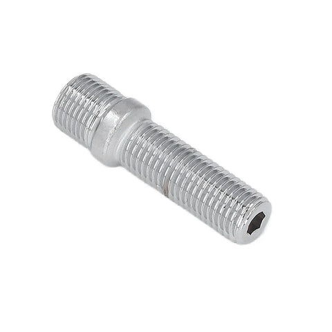POCREATION Heat Treated Steel Wheel Stud Conversion Kit for S4 X3 X5 Garage Hacks 20 Piece Set With 32mm Shank And 50mm Length Precision Thread Design For Quick Wheel Changes, silver steel stud