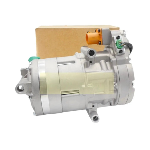 Top Tier Electric AC Compressor For Hyundai Kona Kia Niro Ev Replacement 97701K4000 Hss33 close up showing variable displacement design.