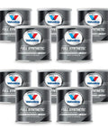 Full Synthetic Gray Multi Purpose Grease For Heavy Duty Machinery With Lithium Complex EP And Moly High Temperature Stability And Extreme Pressure Protection 10 Jars Package 160 Oz Total, front view