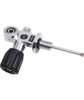 4500 Psi 300 Bar Scuba Diving Cylinder Valve DIN Yoke M18x1.5 Thread Copper Tank Valve For High Pressure Dive Gear, side view